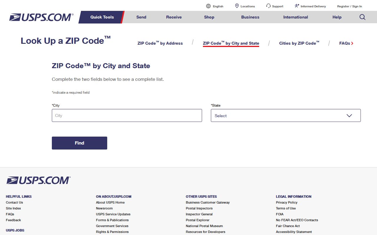 Bryan ZIP code directory USPS city and street lookup